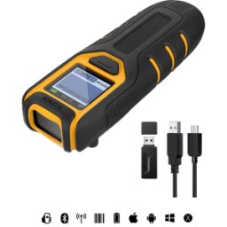 INATECK BCST49SW - Escáner de código de barras, 1D, Bluetooth/Wireless/USB, BCST-49