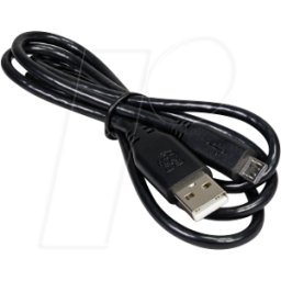 RPI USB-B/A 1 BK - Raspberry Pi - Cable, Micro-USB (m) a USB tipo A (m), 100cm, neg