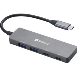 SANDBERG 136-50 - Hub USB 3,0, 2x USB-A + 2x USB-C..
