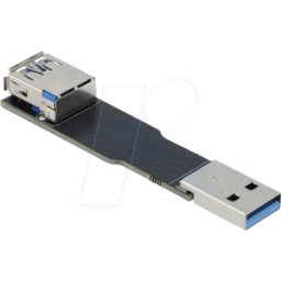DELOCK 67420 - Adaptador USB 10 Gbps USB Tipo-A hembra a macho recto