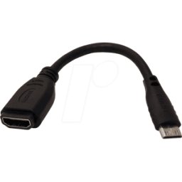VALUE 12993120 - Adaptador HDMI, toma HDMI a conector HDMI Mini