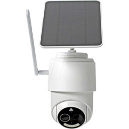NEDIS N SIMCBO50WT - Cámara de vigilancia, 4G / LTE, exterior, incl. Panel sol