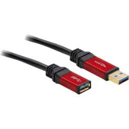 DELOCK 82755 - Cable USB 3.0, conector macho A a conector hembra A, 5 m