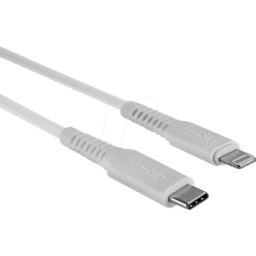 LINDY 31318 - Cable de carga y sincronización, USB-C > Lightning, MFI,