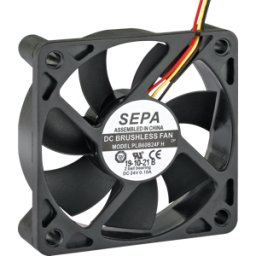 SEPA PLB60B24FS - Ventilador axial, 60x60x15mm, 24V, rpm: 4000