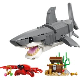 LEGO 31381 - LEGO® Creador - Tiburón salvaje con cofre del tesoro