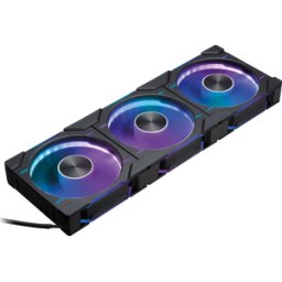 PHT F120D30RBK3P - PHANTEKS D30, flujo de aire inverso D-RGB, 120 mm, negro, 3P