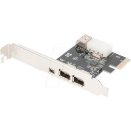 DIGITUS DS-30201 - Tarjeta PCIe 3Firewire 1394a (3+1 puertos)