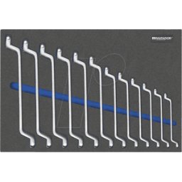 MATADOR MAT 8164 1200 - Juego de llaves de boca cerrada, 12 piezas