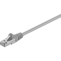 GOOBAY 50130 - Cable de red F/UTP CAT 5e de 5 m, gris, RJ45
