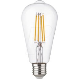 SCHIEFER LIGHTING SCHI LT276447002 - Lámpara LED E27, 4,7 W, 470 lm, 2500 K, filamento, regulable