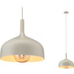 PAULMANN PLM 77064 - Lámpara colgante Embla II, máx. 20 W, E27, crema