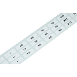 WAGO 210-808 - Etiquetas, para impresora inteligente, 9,5x25 mm, permanentes, b