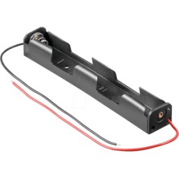 FREI HALTER 2XAAK - Soporte de batería para 2 pilas Mignon (AA)