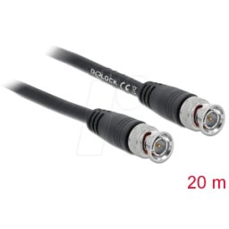 DELOCK 80087 - Cable de vídeo, conector BNC, 20m