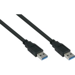 KABELMEISTER KM UK30PAA018S - Cable USB 3.0, a macho a macho, 1,8 m