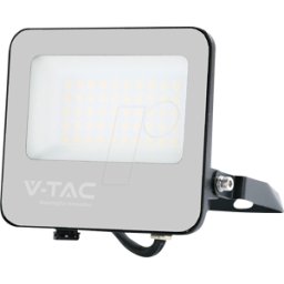 V-TAC VT-9891-5 - Proyector LED, 30 W, 5550 lm, 6500 K, negro