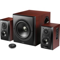 EDIFIER EDIF S350DB WD - Altavoces, PC, 2,1, R12U, madera