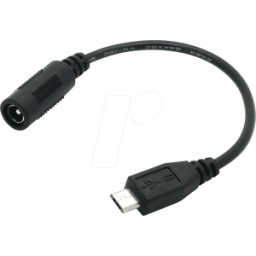 FREI RPI DC-MICRO USB - RASPBERRY PI - Adaptador de enchufe DC a micro USB B.