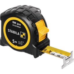 STABILA 19576 - Cinta métrica BM 300, 5 m, cm/pulgada escala