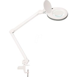 LUMENO 7215GRIII - Lámpara de aumento, led, lente de cristal real Ø 125 mm,