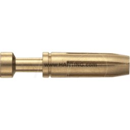 HARTING HAN 933 6222 - Conector hembra de contacto, 0,5mm², cobre, chapado en oro