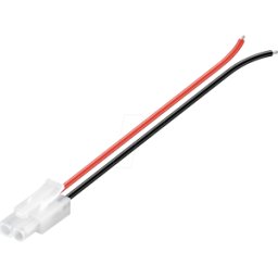 GOOBAY 23236 - Adaptador Tamiya con cable, 14 cm, rojo / negro