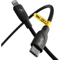 AQIILA B1BD850 - Cable de carga/sincronización, conector USB C > Lightning