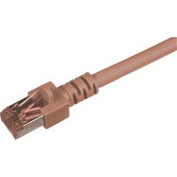 FREI PATCH-C6 015BR - Cable de conexión PiMF de 15 m Cat.6, marrón, RJ45