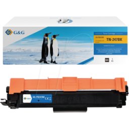 G&G; 16020 - Tóner, BROTHER, negro, TN-247, compatible