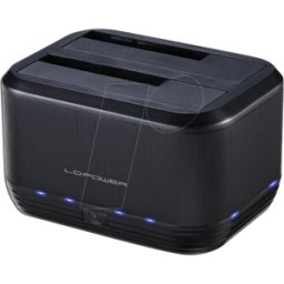 LC POWER LC-DOCK-U3-III - Estación de acoplamiento 2x 2,5"/3,5" SATA, USB 3.0