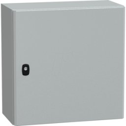SCHNEIDER ELECTRIC NSYS3D5525P - Carcasa de acero S3D con placa de montaje 500 x 500 x 250 IP66