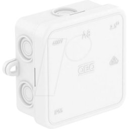 OBO BETTERMANN OBO 2000075 - Caja de conexiones de cable A 8, blanco puro