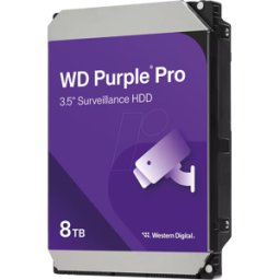 WESTERN DIGITAL WD8002PURP - Disco duro de 8 TB WD Purple Pro - Vídeo