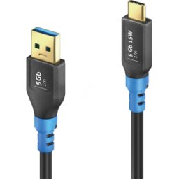 PURELINK FI-U320-010 - Cable USB 5 Gb/s, conector A a conector C, 1,0 m