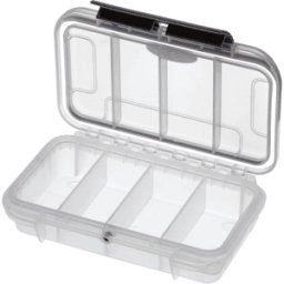 PLASTICA PANARO MAX 001-T - Caja de compartimentos, MAX001-T, 175 x 47 x 115 mm, 4 compartim