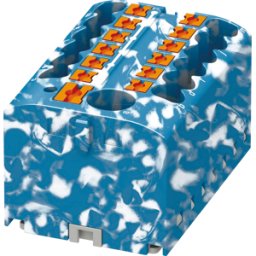 PHOENIX-CONTACT PHOE 1091672 - Bloque distribuidor PTFIX, 12x2,5, azul/blanco