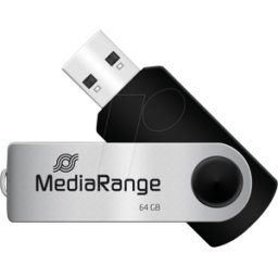 MEDIARANGE MR 912 - Memoria USB, USB 2.0, 64 GB, Swivel