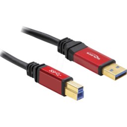 DELOCK 82757 - Cable USB 3.0, conector A macho a conector B macho, 2 m