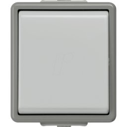 SIEMENS SIE 5TA4707 - Superficie DELTA IP44, gris oscuro/gris claro interruptor cruzad
