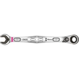 WERA 05020064001 - Llave de trinquete de anillo con boca, SW 8, conmutador Joker