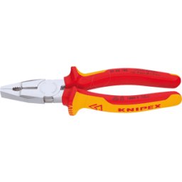 KNIPEX KN 03 06 180 - Alicates de combinación VDE, 180 mm