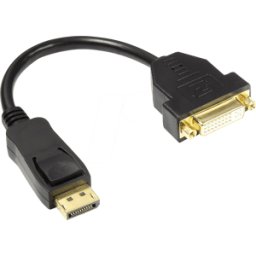 GOOD CONNECTIONS GC DP-AD06 - Cable adaptador, conector DisplayPort a DVI-D 24+5, 0,2 m, negro