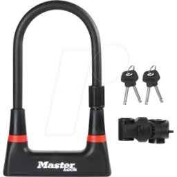 MASTER LOCK BIKE 675649 - Bike - U-lock, Ø 14 mm, 21 cm, con soporte
