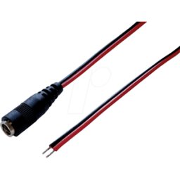 BKL DC AKK 2575 - Cable adaptador, 2000 mm, acoplamiento de CC al extremo libre