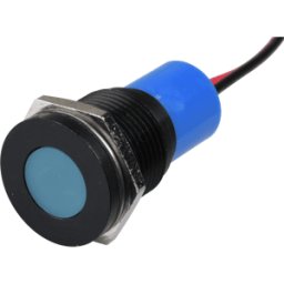 APEM APM Q16F3B B12E - Lámpara de señalización LED, azul, 12 V, 16