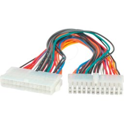 ROLINE 11031016 - Placa base de cable, 24 pin ATX St. > 24 pin ATX Bu., 30 cm
