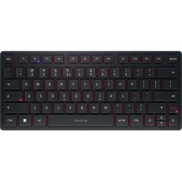 CHERRY JK-9250EU-2 - Teclado inalámbrico, Bluetooth, negro, EE.UU., QWERTY