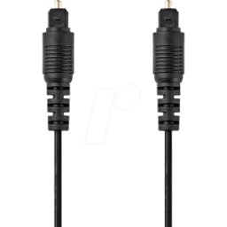 NEDIS N CAGL25000BK20 - Deze digitale audiokabel met Toslink connectoren is geschikt voo