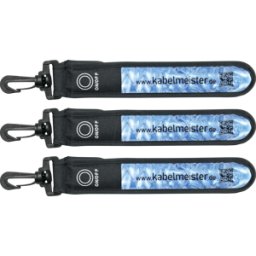 KABELMEISTER BIKE LEUCHTBAND4 - Tira de luz LED, azul, conjunto de 3